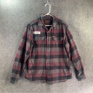 Orvis Shacket Men’s Medium Flannel Shirt Jacket Hunting Fishing Casual